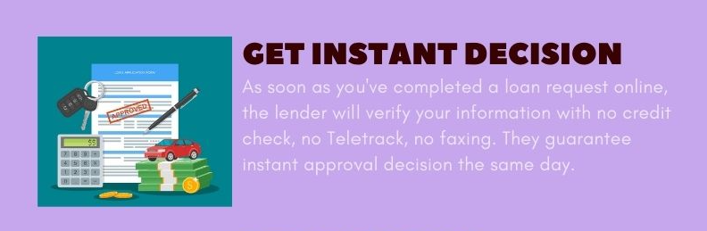 get instant loan approval with no credit check