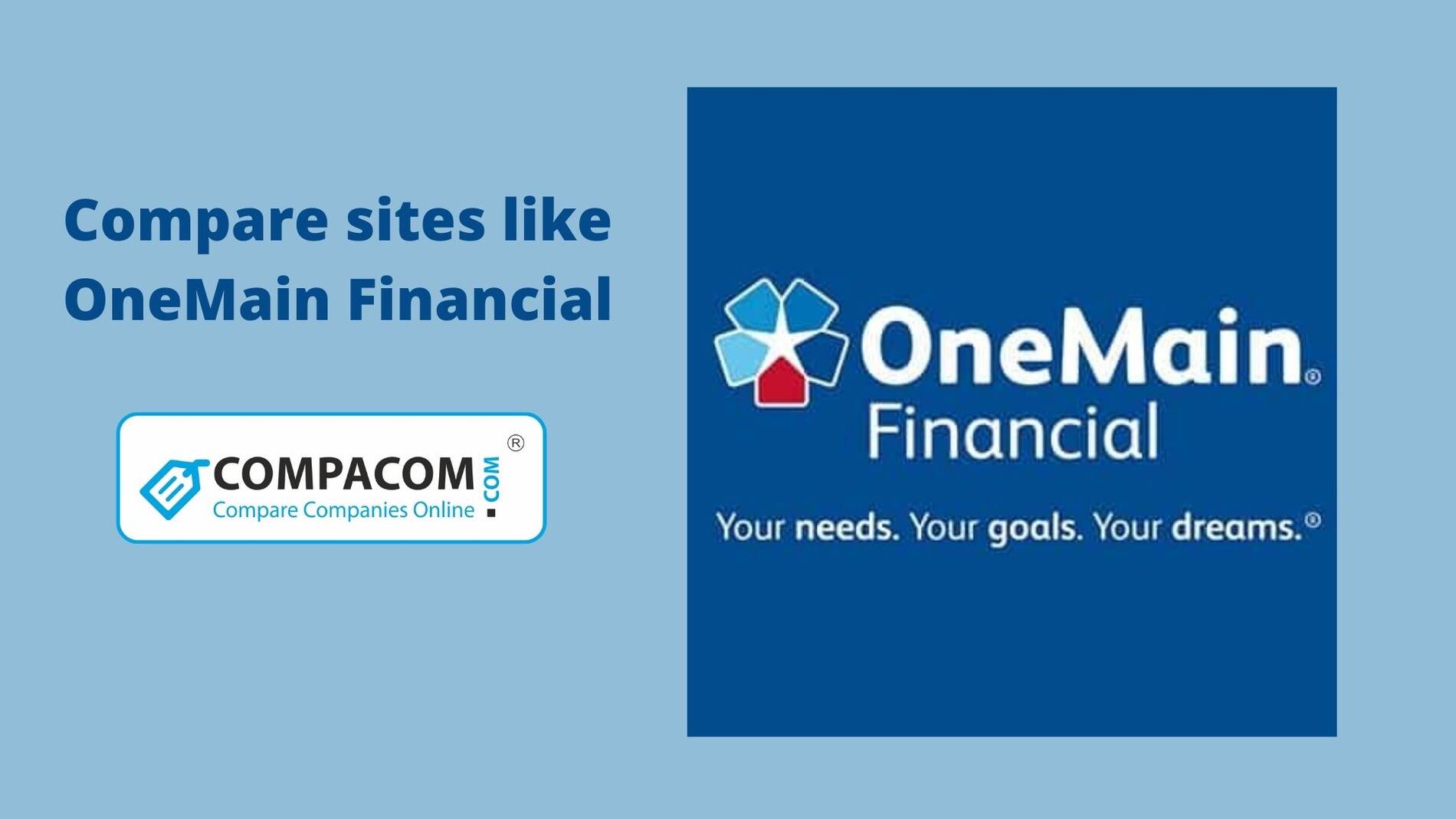 Sites like OneMain Financial for Bad Credit Personal Loans | COMPACOM