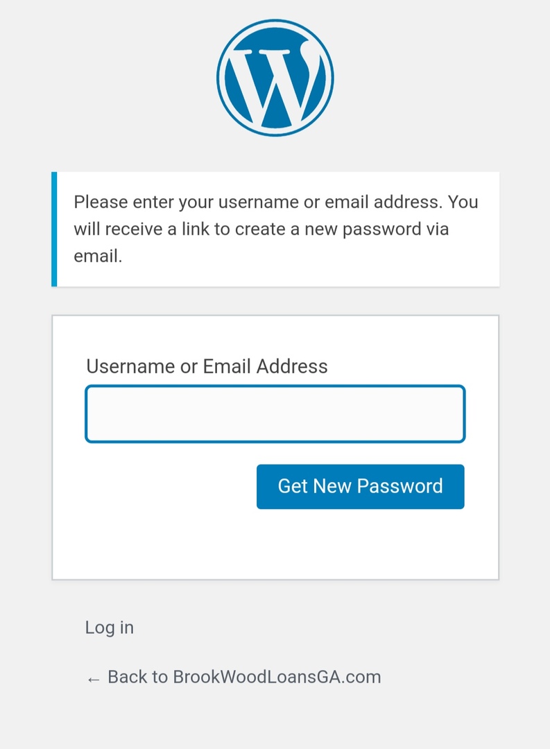 Password via. WORDPRESS имя пользователя или e-mail. Password. Via mail.