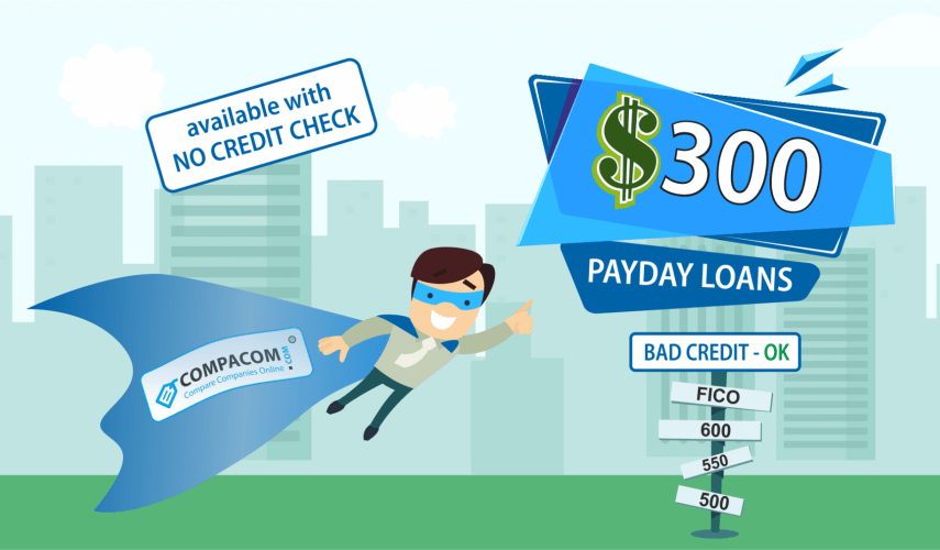 $300 dollar Payday loans - borrow today with no credit check