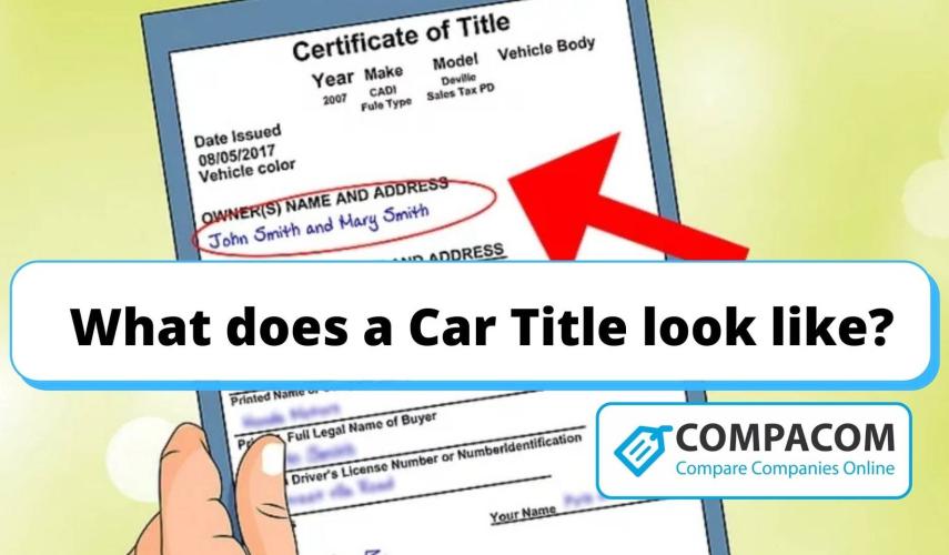 What does a Car Title look like?