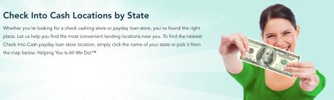 Check Into Cash Locations by State