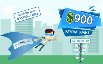 Find out how to get $900 Payday Loans with bad credit.